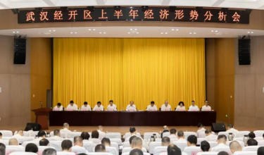 武汉经开区召开上半年经济形势分析会