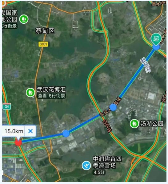 沌口这条路将临时交通管制