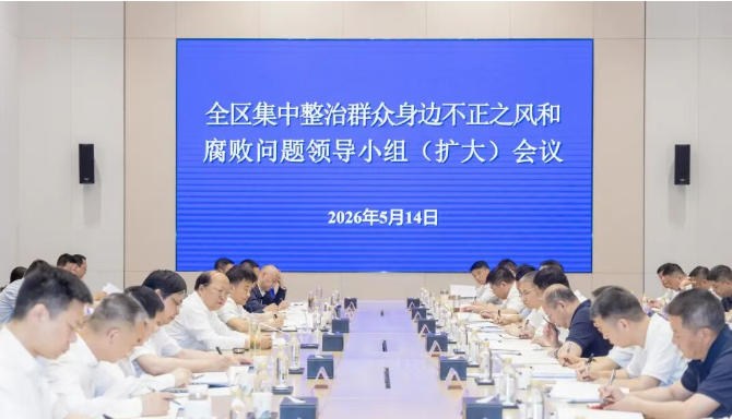 武汉经开区召开集中整治群众身边不正之风和腐败问题领导小组（扩大）会议 ...