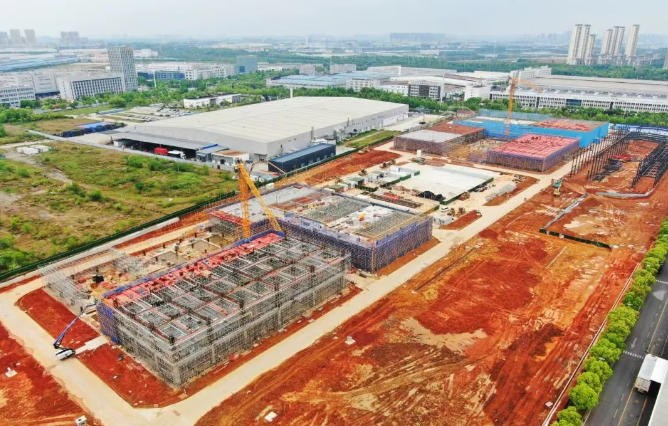 武汉经开区|军山新城中汽中心创新基地冲刺8月封顶！