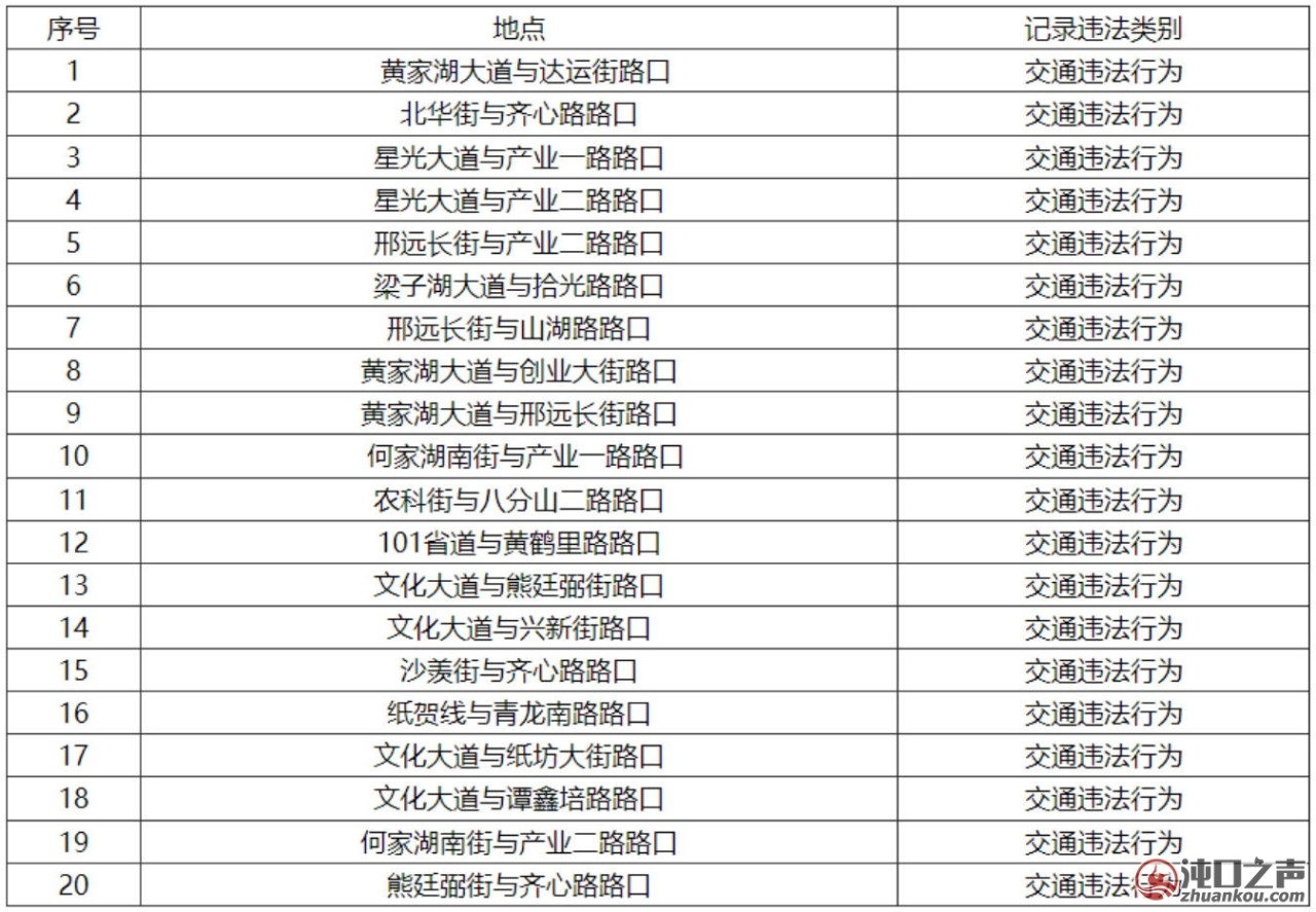 注意了！沌口新增一批“电子眼”！
